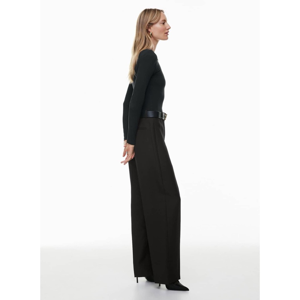 TAN Babaton Forge barrel relaxed pant virgin wool Constant camel 8